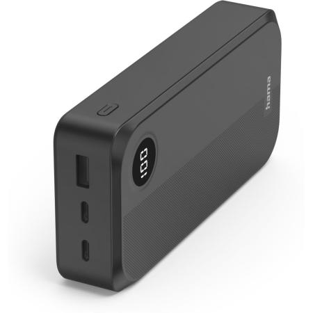 Hama Power Pack 20000mAh 3 Uitgangen: 2X USB-C 1X USB-A Black