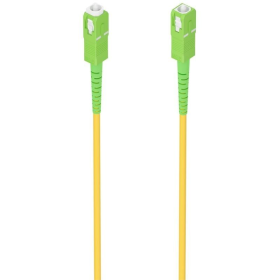 Cable de Fibra Óptica G657A2 3.0 9/125 SMF Aisens A152-0979/ LSZH/ 1m/ Amarillo