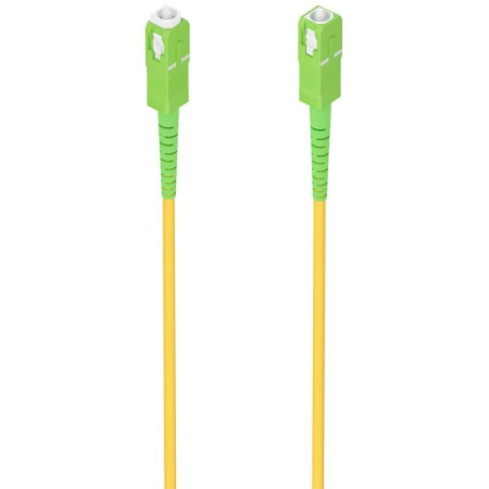 Cable de Fibra Óptica G657A2 3.0 9/125 SMF Aisens A152-0979/ LSZH/ 1m/ Amarillo