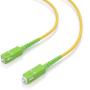 Cable de Fibra Óptica G657A2 3.0 9/125 SMF Aisens A152-0982/ LSZH/ 5m/ Amarillo