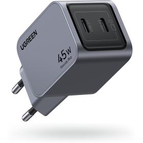 Ugreen Nexode Pro 45W Dual USB-C Gan Fast Charger EU