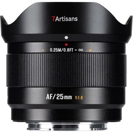 7Artisans AF 25mm f/1.8 - Sony E-Mount - APS-C - Black
