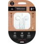 Auriculares Intrauditivos Tech One Tech earTECH TEC1011/ con Micrófono/ Mini Jack 3.5/ Blancos