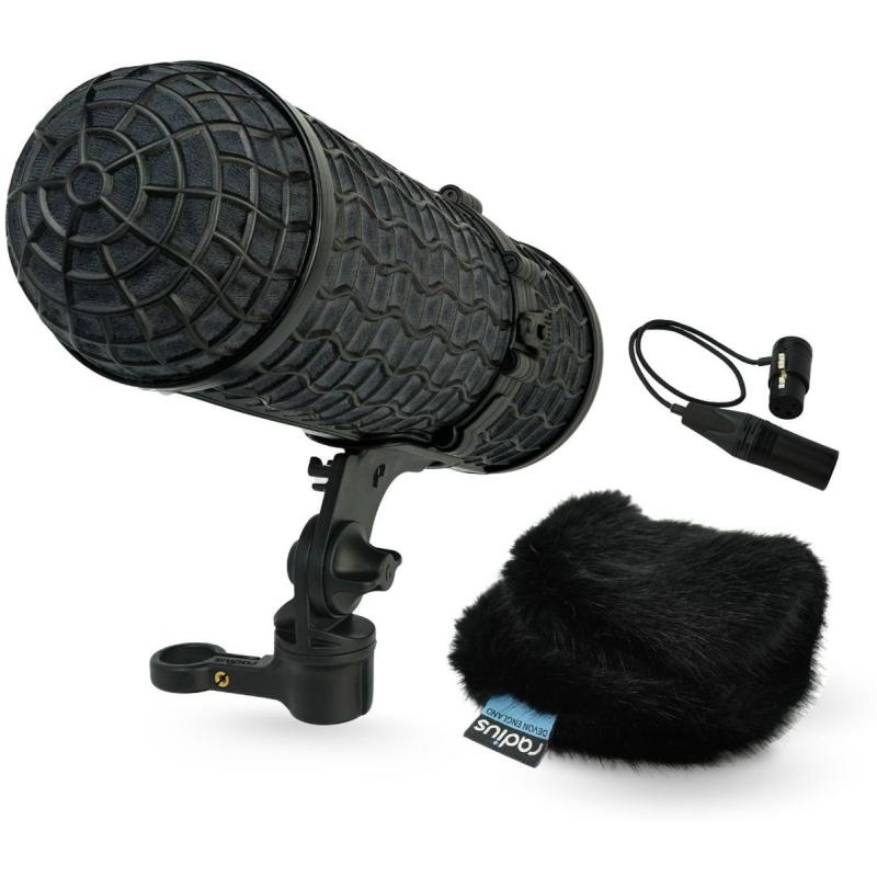 Radius Mini-Alto 250 RAD-2 Kit PG Handle &amp;amp; 3-PIN XLR Cable Black Fur