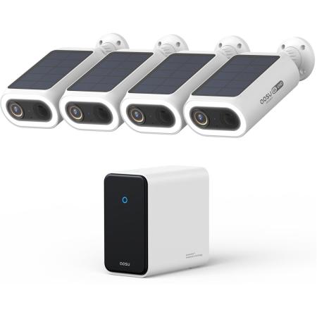 AOSU 4K Solarcam P1 Max w/ Homecortex System - 4 Camera&amp;#039;s