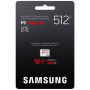 Tarjeta de Memoria Samsung P9 Express 512GB microSD XC/ Clase 10/ 800MBs