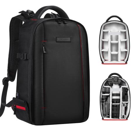 K&amp;F Concept Camera Backpack 18 Liter w/ Laptopvak &amp;amp; Rain Cover
