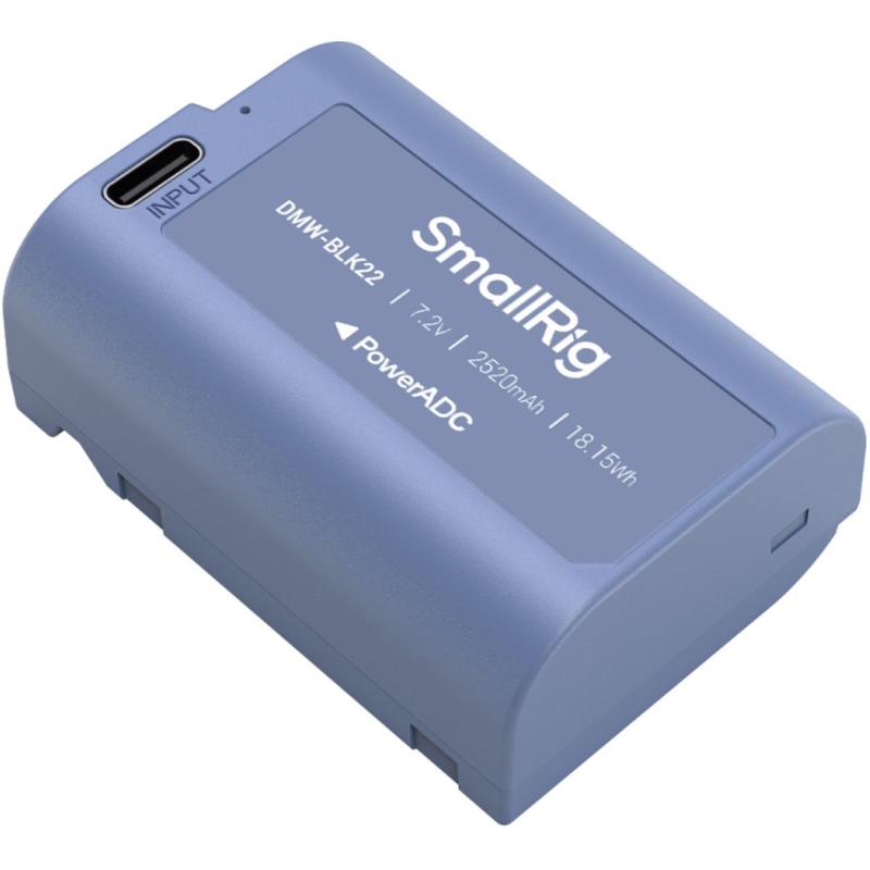 SmallRig 4906 DMW BLK22 USB C Rechargeable Camera Battery