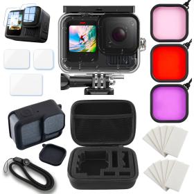 MOJOGEAR Accessory-Set GoPro 13 w/ Case EN Duikfilters