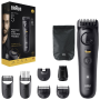 Afeitadora Braun BeardTrimmer Series 5 BT5560/ con Batería/ 8 Accesorios