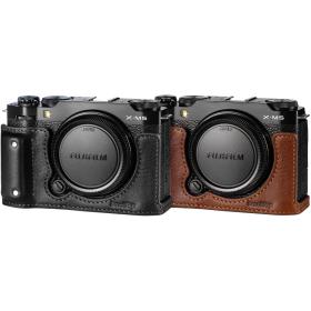 SmallRig 4880 Camera Leather Half Case Kit For Fujifilm X M5 (Brown)