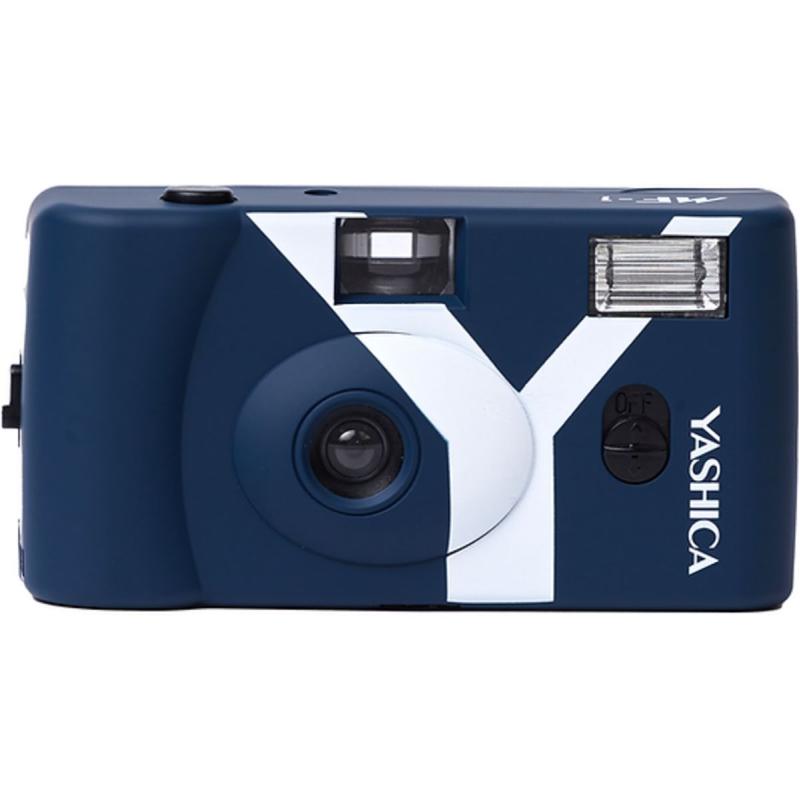 Yashica MF-1 SnapShot Art Camera Y Edition Dark Blue w/ 1 Film 400/24