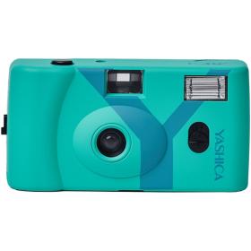 Yashica MF-1 SnapShot Art Camera Y Edition Turquoise w/ 1 Film 400/24