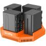 SmallRig 4834 NP-F970 4-Channel Camera Battery Charger &amp;amp; 4-BATTERY Kit