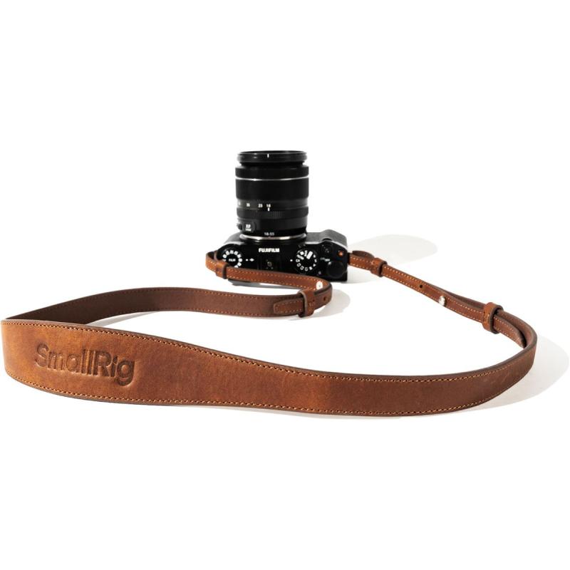 SmallRig 5209 Universal Leather Camera Shoulder Strap Brown