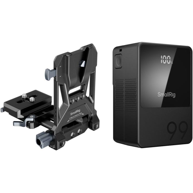 SmallRig 5048 VB99 Mini V Mount Battery Kit (3580B+4064B)