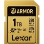 Lexar SDXC Pro Gold Series Armor UHS-II 1TB V60 IP68 Stainless Steel R280/W210MB