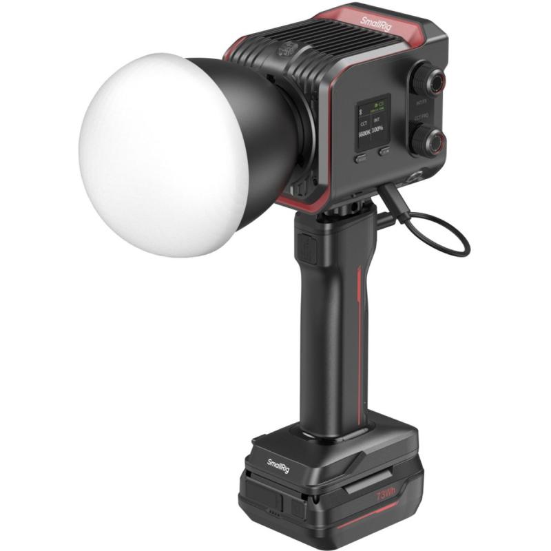 SmallRig 4897 RC 100B COB LED Video Light Kit (w/ Battery Grip Handle)