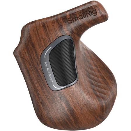 SmallRig 5161 Imagegrip Series Wooden Handle w/ Nato Clamp (Left Side)