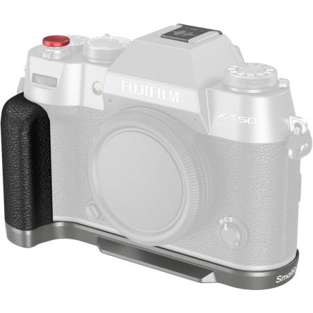 SmallRig 4712B L-Shape Grip For Fujifilm X-T50 (Silicone/Charcoal Silver)