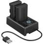 SmallRig 5409 Camera Battery X2 And Charger Kit For Canon LP-E6P