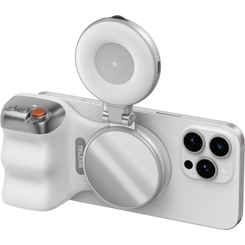 Telesin Fun Shot MagGrip For Smartphone + Selfie Light