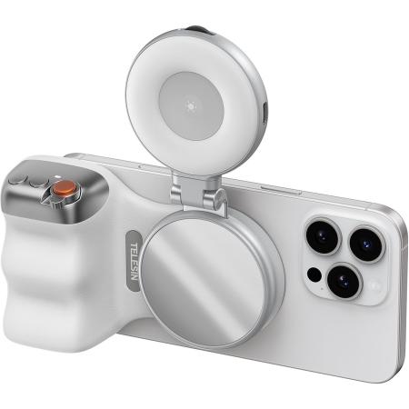 Telesin Fun Shot MagGrip For Smartphone + Selfie Light