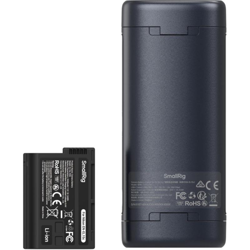 SmallRig 5697 Portable Charger Case Kit For EN-EL15C Batteries