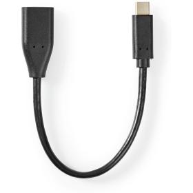 Nedis USB-C Adapter USB 3.2 USB-C Male USB-A Female 0.20M Black