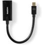 Nedis Mini DP-Cable DP 1.2 HDMI Output 0.20M Black