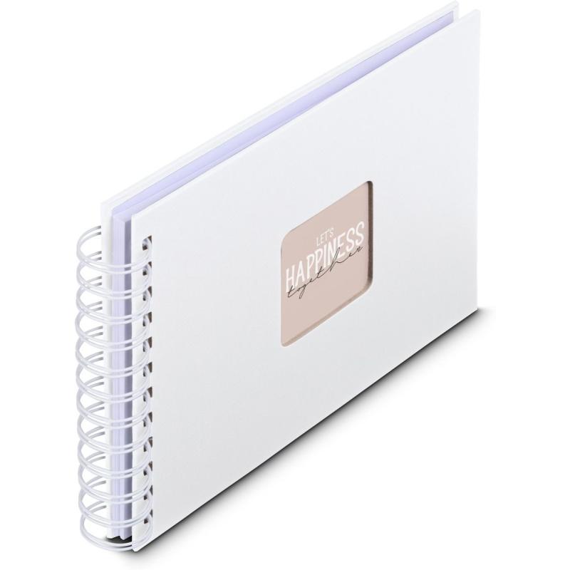 Hama Spiraalalbum Fine Art 24x17 cm 50 White Pagina&amp;#039;s White