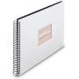 Hama Spiraalalbum Fine Art 36x32 cm 50 Black Pagina&amp;#039;s White
