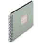 Hama Spiraalalbum Fine Art 28x24 cm 50 Black Pagina&amp;#039;s Salbei