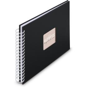 Hama Spiraalalbum Fine Art 28x24 cm 50 White Pagina&amp;#039;s New Black