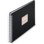 Hama Spiraalalbum Fine Art 28x24 cm 50 White Pagina&amp;#039;s New Black