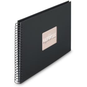 Hama Spiraalalbum Fine Art 36x32 cm 50 Black Pagina&amp;#039;s New Black