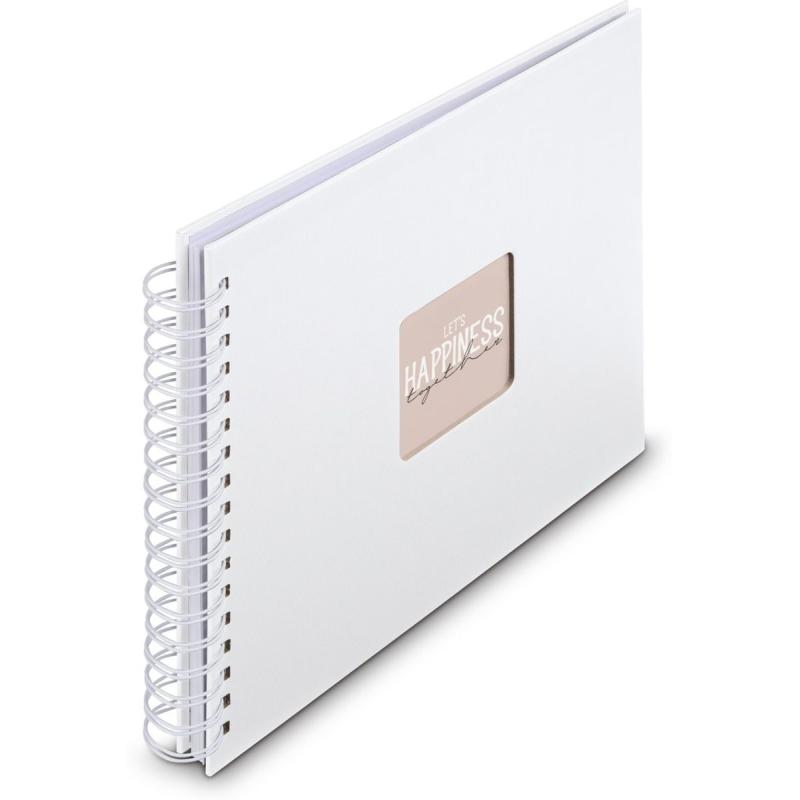 Hama Spiraalalbum Fine Art 28x24 cm 50 White Pagina&amp;#039;s White