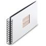 Hama Spiraalalbum Fine Art 24x17 cm 50 Black Pagina&amp;#039;s White