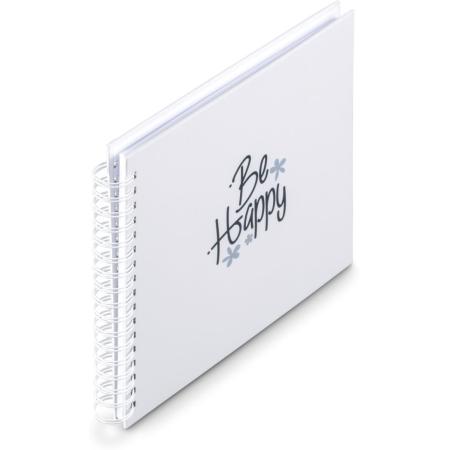 Hama Spiraalalbum Good Things 28x24 cm 50 White Pagina&amp;#039;s Happy