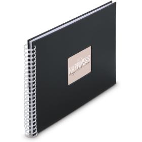 Hama Spiraalalbum Fine Art 36x32 cm 50 White Pagina&amp;#039;s New Black