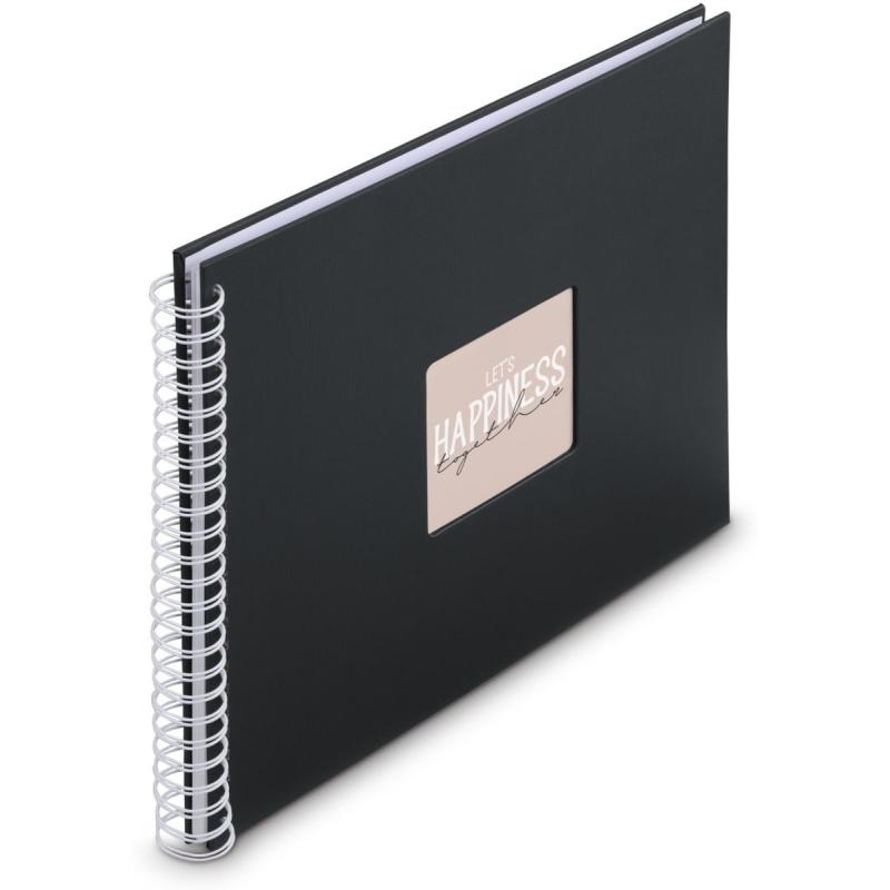 Hama Spiraalalbum Fine Art 36x32 cm 50 White Pagina&amp;#039;s New Black