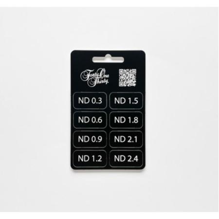 Forty One Thirty ND Filter Tabs 0.3-2.4 w/ Velcro Black/White