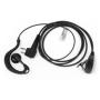 On Set Headsets G-Hook Surveillance Headset For Motorola 2-PIN (Black)