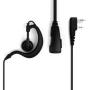 On Set Headsets G-Hook Surveillance Headset For Kenwood (Black)