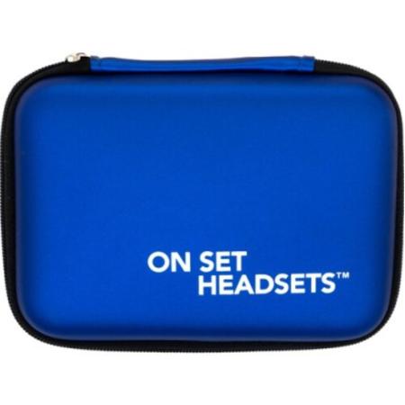 On Set Headsets Travel Case (Blue)
