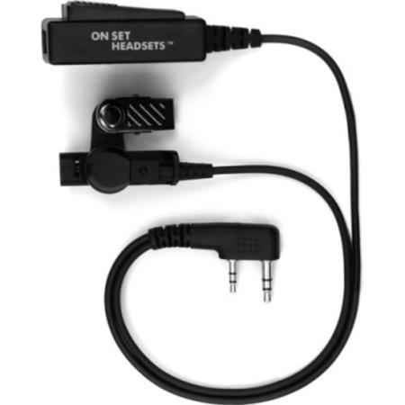 On Set Headsets Shorty Chest Pack For Kenwood 2-PIN (Black)