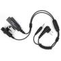 On Set Headsets Shorty Elite FilmPro X For Motorola 3-PIN (Black 10)