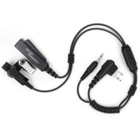On Set Headsets Shorty Elite FilmPro X For Motorola 3-PIN (Black 10)