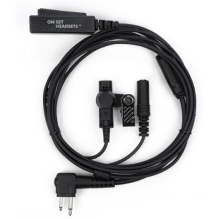 On Set Headsets FilmPro Y Surveillance Headset For Motorola