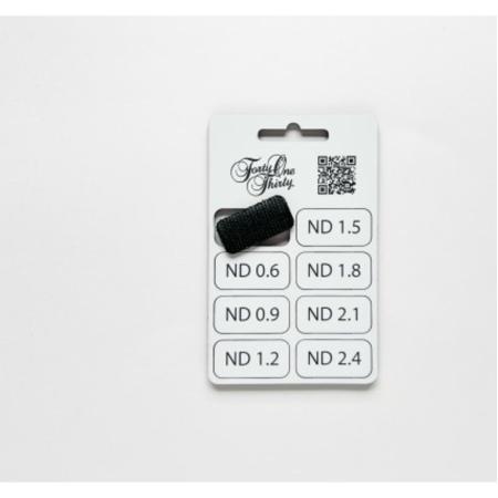 Forty One Thirty ND Filter Tabs 0.3-2.4 w/ Velcro White/Black